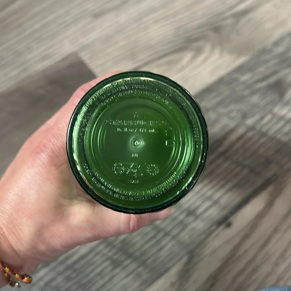 Starbucks iridescent‎ green travel mug 16oz